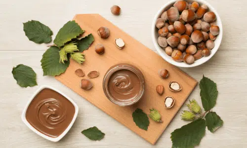Crème dessert à la noisette et épeautre